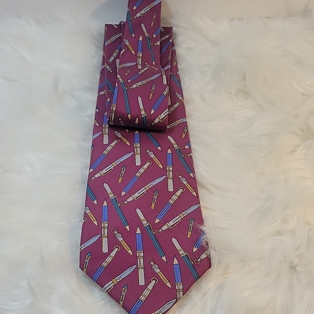 Vintage Gucci‎ Burgundy Novelty Tie